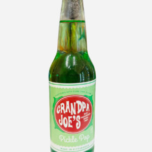 Grandpa Joe's Dill Pickle Soda, 12oz Glass Bottle