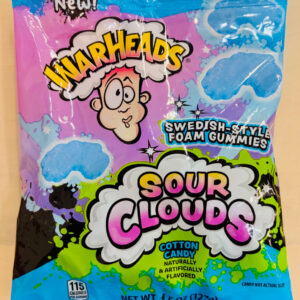 Warheads Cotton Candy Sour Clouds Swedish-Style