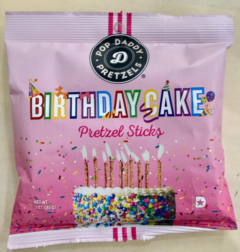 Seasoned Pretzels- 3oz - Birthday Cake