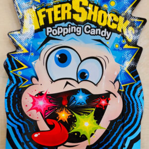 AFTERSHOCKS POPPING CANDY BLUE RASBERRY 0.33 OZ