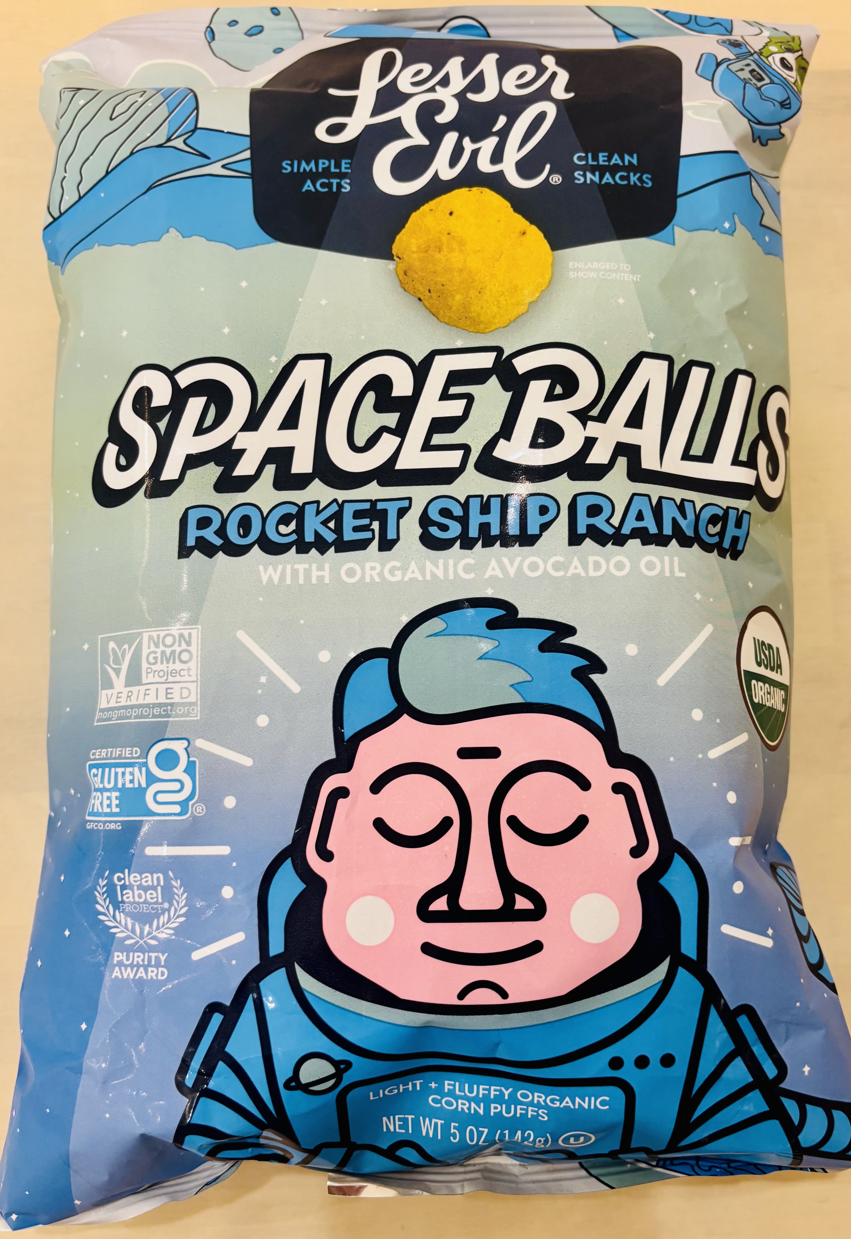 Space Balls, Ranch Rocket Ship 5oz – Sooper Snack