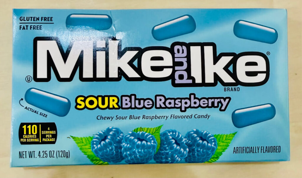 Mike and Ike Sour Blue Raspberry