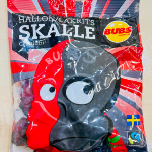 BUBS Raspberry & Licorice Skull - 90g(Sweden)