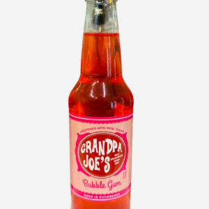 Grandpa Joe's Bubble Gum Soda, 12oz Glass Bottle