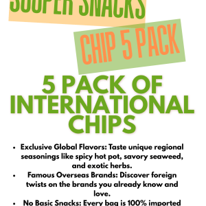 5 PACK OF INTERNATIONAL CHIPS