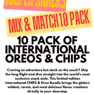 10 PACK OF INTERNATIONAL OREOS & CHIPS